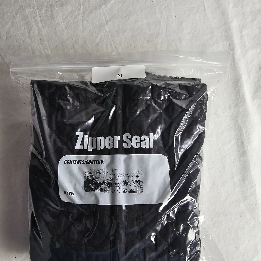 Spanner Quilted and Rib Knit Vest Black Size Medium - Picture 10 of 10